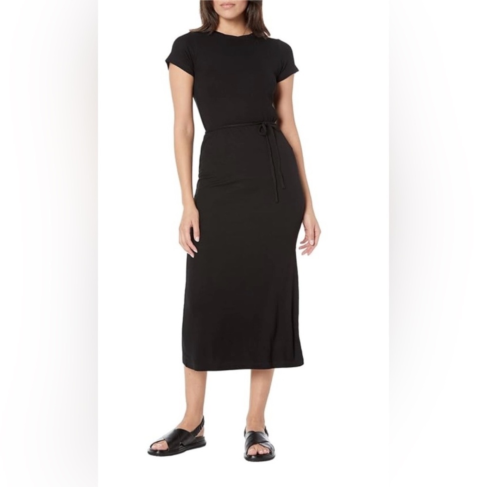 Splendid Womens Chiara Midi Short
Sleeve T-Shirt Dress